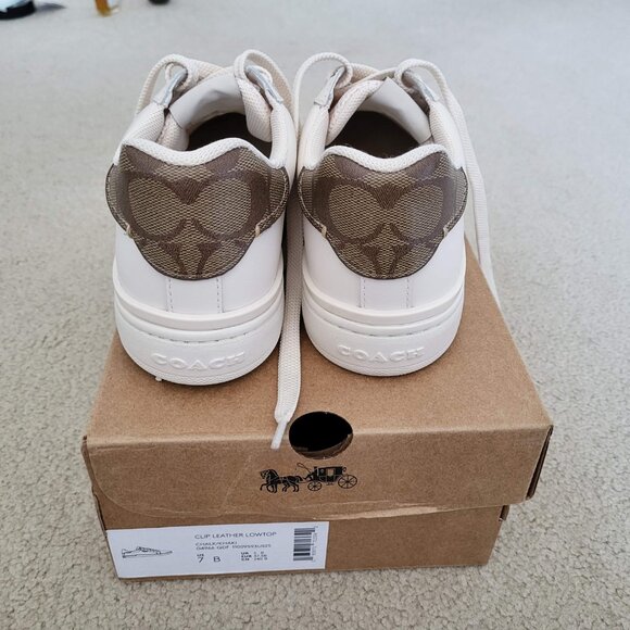 Coach Canvas Leather Low Top Sneaker - Picture 3 of 6